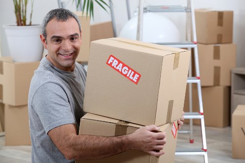 Removal van service for a Soho flat move