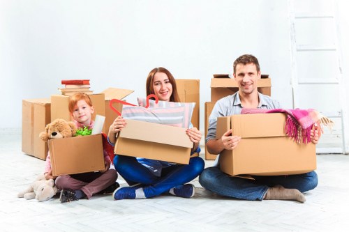 Packing boxes and moving supplies for a Soho residential move