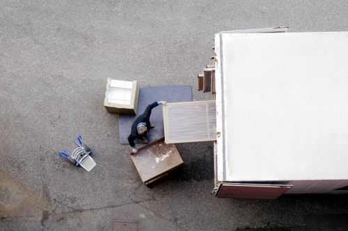 A man and van team handling a flat move near Soho