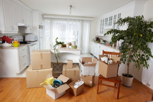 Efficient unpacking service helping a Soho customer settle into a new property