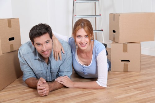 Careful loading of furniture for a Soho relocation