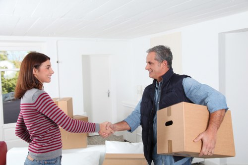 Customer confirming a moving booking and service details