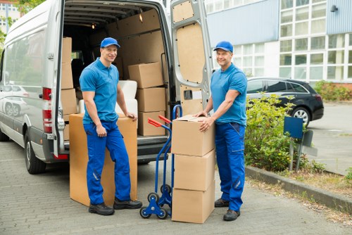 Local moving truck for Soho flats and commercial premises