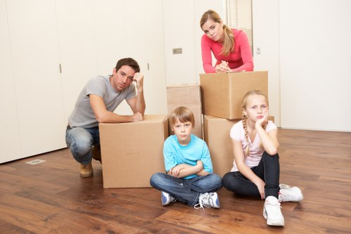 Packing and handling office furniture for a central London relocation