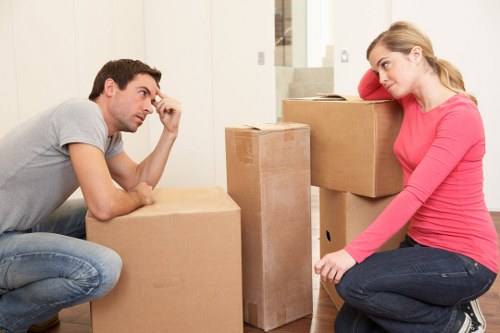 Local moving team handling a flat move in Soho