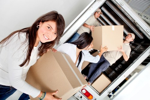 Office furniture pick-up in Soho for desks and chairs