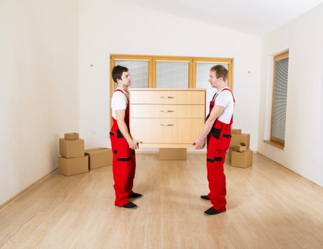 Packing and loading support for a Soho relocation